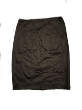 Anna Molinari Vintage Classic Black Pencil Skirt Cotton/Elastane
